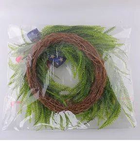 Couronne artificielle fête de l'Indépendance avec détails rouge blanc bleu sous sac