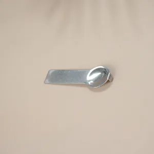Silver stainless steel DIY modular bracelet link piece for custom jewelry making