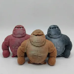 Funny slow rebound gorilla squishy toy for office stress relief and relaxation