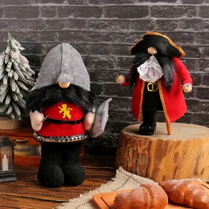 Kreative Piraten Ritter Gnome Rudolph Gesichtlose Puppe Ornamente Weihnachten Rudolf Zwerg Figuren Schaufenster Home Decor Geschenke
