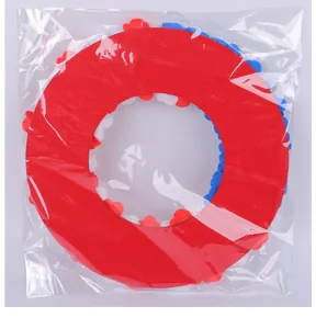Couronne de roses en PU rouge blanc bleu pour le Jour de l'Indépendance en sachet