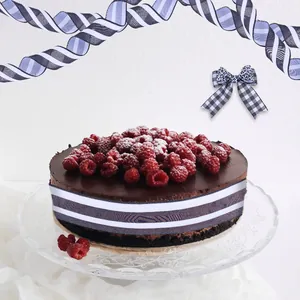 High-quality black and white striped ribbon for elegant cake decoration and DIY gift crafts