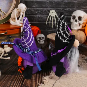 Halloween faceless gnomes plush vampire dolls for party table decorations