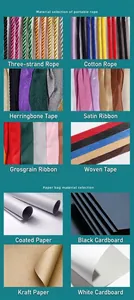 Selection guide for paper bag materials: various rope styles and cardstock options