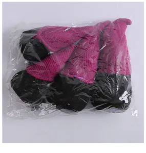 Halloween gesichtslose Zwerge Dekorationen in transparenter Kunststofftasche verpackt