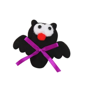 Plush Halloween bat slap bracelet for kids and adults party atmosphere decoration