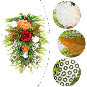Falscher Blumen-Türhänger für das Erntedankfest, Herbst-Wanddekoration