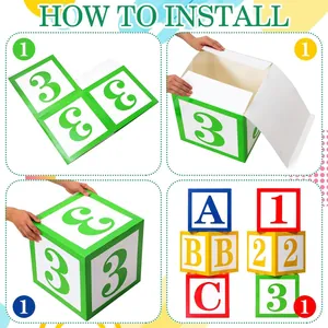 Guide d'installation pour boîtes à ballons de décoration de fête