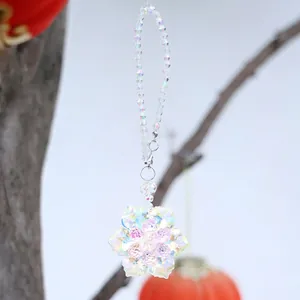 Rainbow crystal suncatcher hanging ornament for car and home window decoration