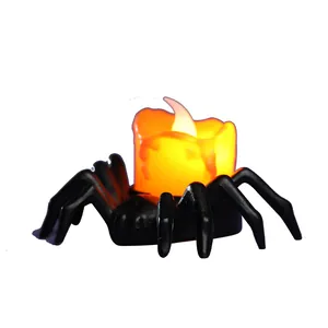 Halloween Spinne LED elektronische Kerze für gruselige Party Atmosphäre Dekor