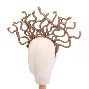Cerchietto con serpenti di Medusa per feste in maschera di Halloween e travestimenti