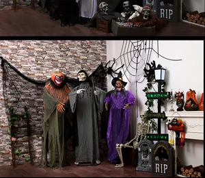 Levensgrote Halloween horror rekwisieten en decoraties voor spookhuizen en feesten