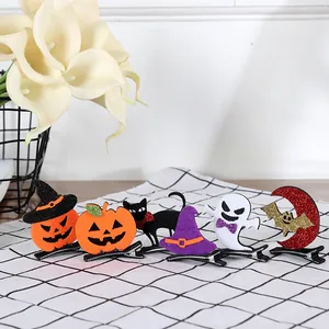 Halloween Hair Clips for Kids Pumpkin Bat Ghost Witch Hat Hairpins for Masquerade Party Costume Decorations Festive Gifts