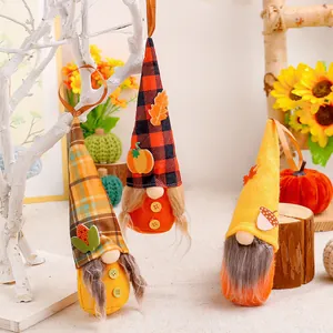 Set di 3 gnomi appesi per il festival del raccolto autunnale e decorazioni festive