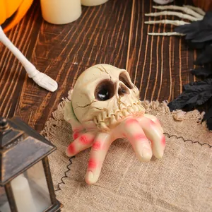 Halloween Τρομακτικό Κρανίο Χέρι Φαντάσματος Ρητίνη Διακοσμητικό Φιγούρα Τρόμου για Κήπο και Εσωτερική Διακόσμηση