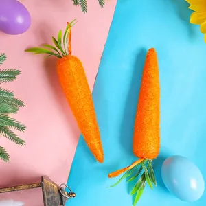 Zanahorias de Pascua decorativas de espuma para centro de mesa festivo y decoración