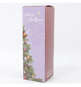 Premium festive packaging box for Christmas tree night light gift with holiday design