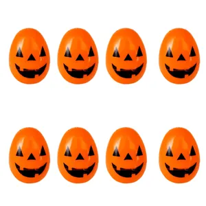 Set di 8 uova a sorpresa di zucca di Halloween arancioni per scatole di caramelle