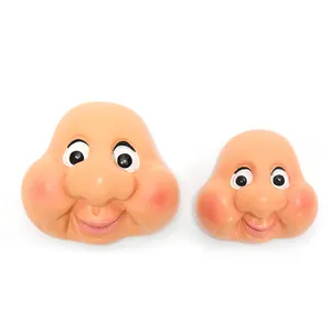 Resin Dwarf Gnome Face Nose DIY Accessories For Christmas Santa Claus Handcrafted Craft Decoration For Party Garden Decor