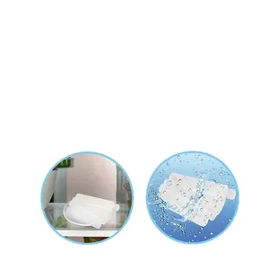Reusable white long plastic ice cubes for chilling drinks at summer bar parties and festivals
