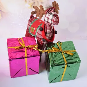 Laser Schaumstoff Weihnachtsbaum Anhänger Irisierend Mini Geschenkbox Deko Mehrfarbig Partybedarf Für Zuhause Weihnachtsbaum