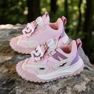Kinder Mode Sneakers Für Jungen Mädchen Drehverschluss Sportschuhe Atmungsaktiv Mesh Freizeitschuhe Mit Astronaut Cartoon Dekoration