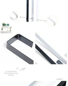 Close-up detail of durable metal over-the-door wreath hooks in black and silver