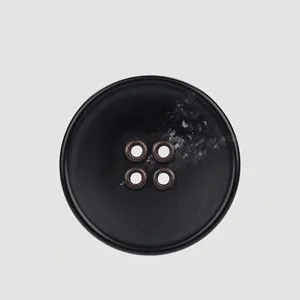 Hoogwaardige Ronde Harsknopen Vier Gaten Decoratieve Sluitingen Met Antieke Koperen Oogjes Marmerpatroon Naaiaccessoires Voor Pakken Mantels Jassen Reserveknoppen