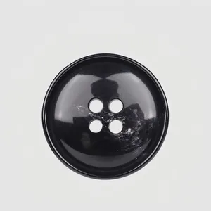 High End Japanese Style Resin Buttons Four-Hole Round Buttons Marble Pattern Decorative Fasteners For Suit Coat Sweater