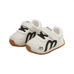 Toddler sneakers with soft soles and non-slip rubber outsoles for boys and girls.