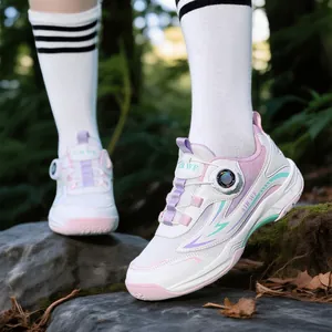 Chaussures de sport professionnelles respirantes pour enfants avec laçage rapide
