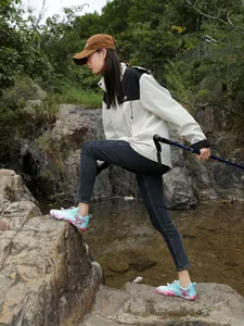 Non-slip outdoor hiking shoes for men and women during mountain camping trekking