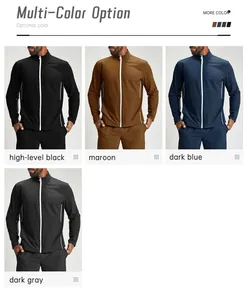 Options de couleurs pour veste de sport respirante pour hommes, fitness en plein air