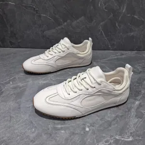 Retro off-white German Army Trainer sneakers with soft rubber sole for men and women