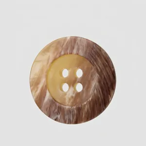 Boutons en Résine Écologique Motif Marbre Haut de Gamme Boutons Ronds à 4 Trous pour Costume Manteau Chemise Accessoires de Couture DIY