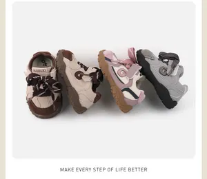 Selection of various toddler soft-sole color-block sneakers in different color combinations