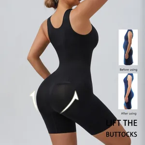 Full body shapewear for women plus size tummy control and butt lifting bodysuit