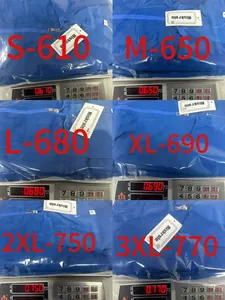 Weight comparison for waffle knit zip-up jacket in sizes S to 3XL