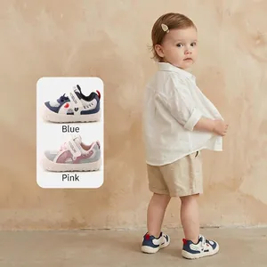 Breathable non-slip toddler sneakers with soft soles, casual footwear for boys and girls