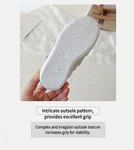 Détail de la semelle extérieure antidérapante pour chaussures Mary Jane pour enfants