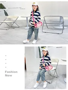 Lifestyle detail of girls' white casual sneakers with soft sole and velcro strap