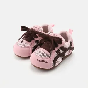 Atmungsaktive Kinder Board Schuhe Mikrofaserleder Mesh Kleinkind Sneaker Weiche Sohle Rutschfeste Lässige Laufschuhe Für Kinder