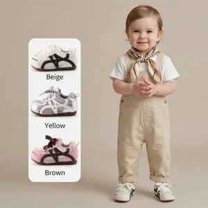 Atmungsaktive Mesh-Babyschuhe mit weicher Sohle und rutschfestem Design für Kleinkinder