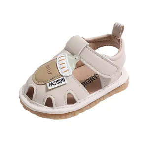 Sandales souples pour bébé avec motif de biberon de lait mignon pour tout-petits