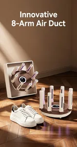 Nahaufnahme des innovativen achtarmigen Luftkanaldesigns für effizientes Trocknen