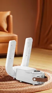Asciugascarpe elettrico portatile con bracci pieghevoli e timer a manopola in casa