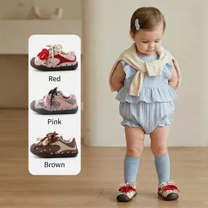 Breathable toddler walking shoes with anti-slip soles for outdoor activities