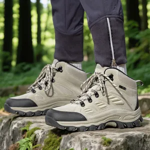 Atmungsaktive wasserfeste High-Top-Wanderschuhe für Outdoor-Tracking und Bergsteigen