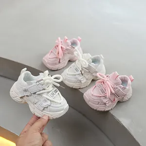 Zapatillas de malla transpirable para niños con suelas blandas para niños y niñas, 1-5 años