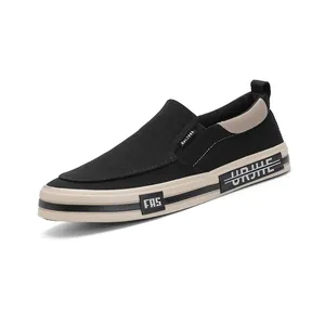 Herren Casual Slip-On Segeltuchschuhe Niedriger Schaft Atmungsaktiv Vulkanisiert Mode Sneakers Leicht Komfortabel Stoffschuhe